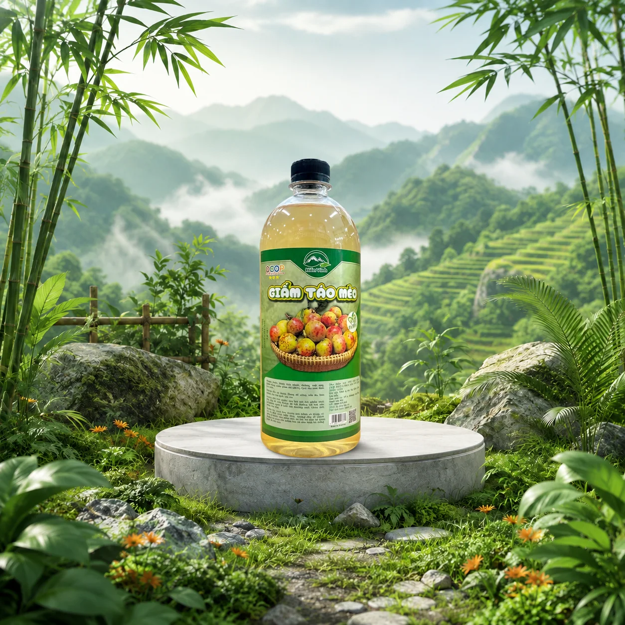 Giấm táo mèo